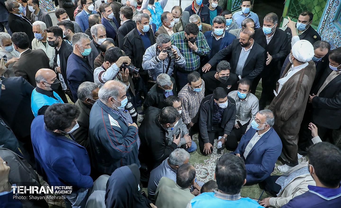 حضور شهردار تهران در مسجد ارشاد شهر ری 3