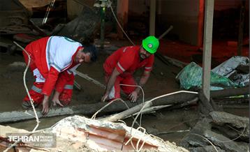 گل روبی و عملیات جست و جوی مفقودین سیل منطقه کن