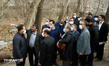 بازدید شهرداران منطقه 2 و 5 از دره فرحزاد