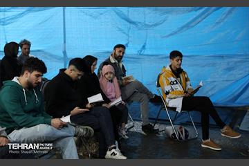 احیای شب بیست‌ویکم ماه رمضان امامزاده پنج تن لویزان 80