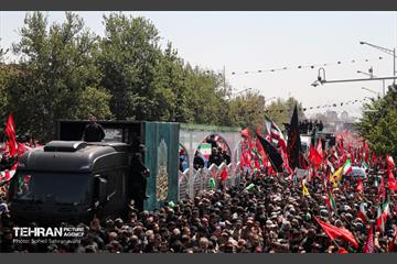 تشییع پیکر آقای شهید ایران