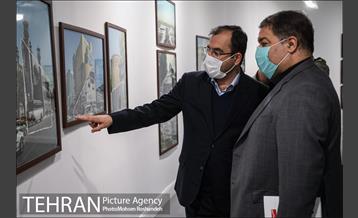 بازدید مدیران شهری به همراه اعضای شورای شهر از نمایشگاه تهران از منظر هنرمندان 25