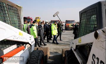 مانور برف روبی منطقه 19 شهرداری تهران 35