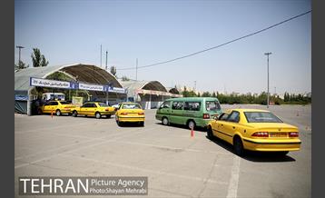 آغاز واکسیناسیون رانندگان تاکسی تهران 23