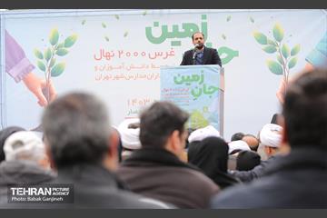 غرس 2000 نهال در بوستان جنگلی سرخه‌ حصار 20
