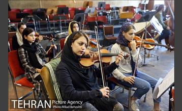 تمرین ارکستر فیلارمونیک ایران 7