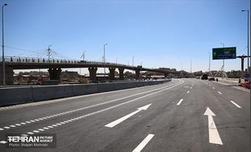 آیین افتتاح دسترسی شمال به جنوب بزرگراه آیت‌الله سعیدی 33