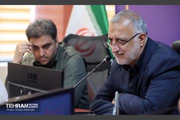 نشست شهردار تهران با معاون حمل و نقل و ترافیک شهرداری 2