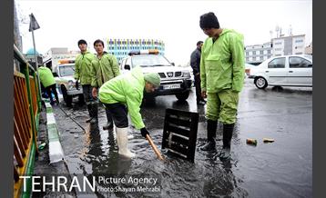 بارش باران بهاری در تهران 19