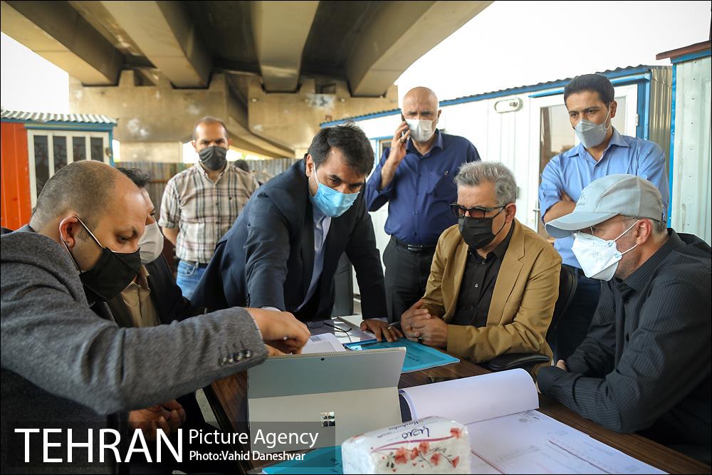 بازدید مدیران شهری تهران از پروژه باغ راه حضرت فاطمه(س) 16