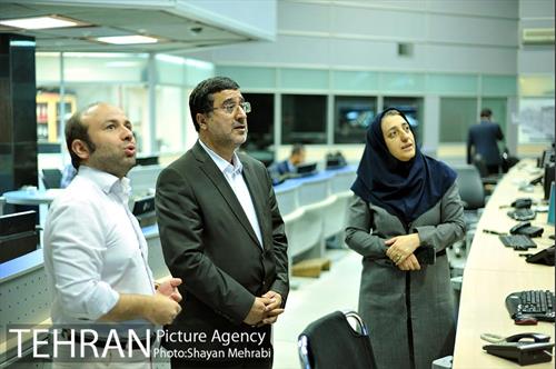 حضور سرزده سرپرست شهرداری تهران در سامانه کنترل ترافیک شهر تهران برای نظارت مستقیم بر وضعیت معابر 8