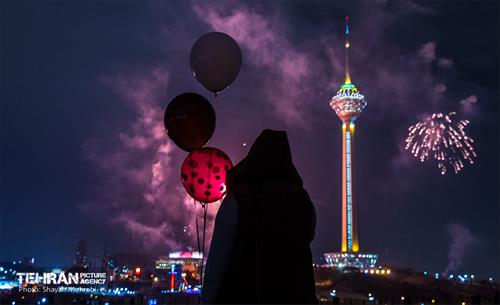 نورافشانی جشن ۲۲ بهمن 8