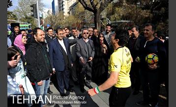بازدید نماینده مجلس و استاندار تهران از نورزگاه بلوار کشاورز 20