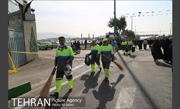 حضور شهروندان منطقه 15 در راهپیمایی اربعین امام حسین(ع) 15