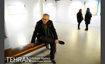 افتتاح ششمین نمایشگاه خط‌نگاره‌های ابراهیم حقیقی 37