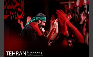 عزاداری سیاه پوشان در هیئت ریحانة الحسین  18