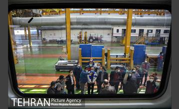 بازدید از اولین قطار ملی مترو 7