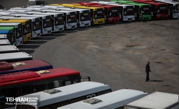 رونمایی از ۴۰ دستگاه اتوبوس شرکت واحد 14