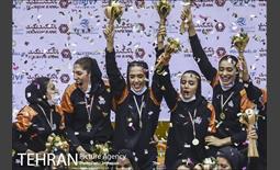 جشن قهرمانی سایپا در لیگ والیبال زنان 25