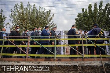 بازدید شهردار تهران از پروژه کانال شماره یک بزرگراه آزادگان 20