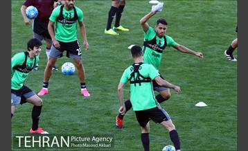 تمرین تیم ملی فوتبال