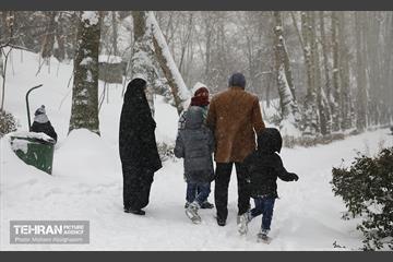 روز برفی تهران - 2 14