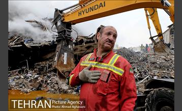 سومین روز عملیات امداد ونجات حادثه پلاسکو 4