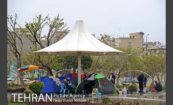 روز طبیعت بارانی در بوستان ولایت 2