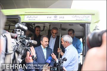 بازدید شهردار تهران از خطوط اتوبوسرانی  32
