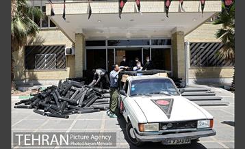 آیین اهدا و ارسال پرچم های عزاداری امام حسین(ع) 7