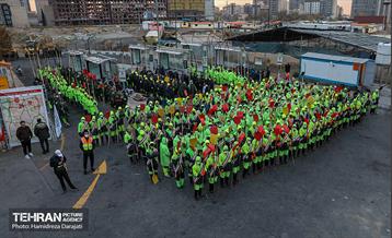 مانور برف روبی شهرداری منطقه 6 25