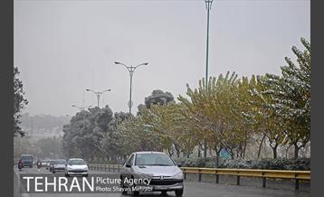 برف پاییزی در تهران 6