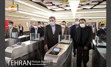 بازدید شهردار تهران از ایستگاه مترو برج میلاد 10
