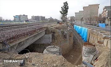 احداث زیرگذر سواره راه آهن تهران-اهواز