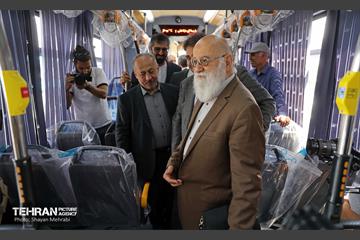 رونمایی از ۱۰۰ دستگاه اتوبوس ناوگان حمل و نقل عمومی شهر تهران 26