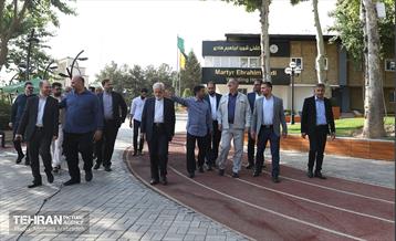 بازدید شهردار تهران از اردوی تیم ملی کشتی