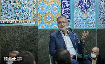 حضور شهردار تهران در مسجد ارشاد شهر ری 16