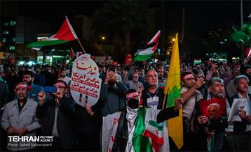 تجمع مردمی در حمایت از پیروزی مردم فلسطین 6