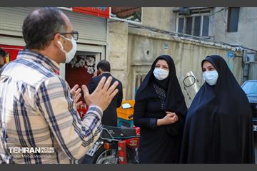 بازدید میدانی نرجس سلیمانی از منطقه 7