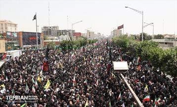 تشییع شهدای اقتدار ملی در تهران 4