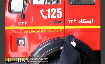 افتتاح ایستگاه ١٣٢ آتش نشانى شهردارى تهران 12