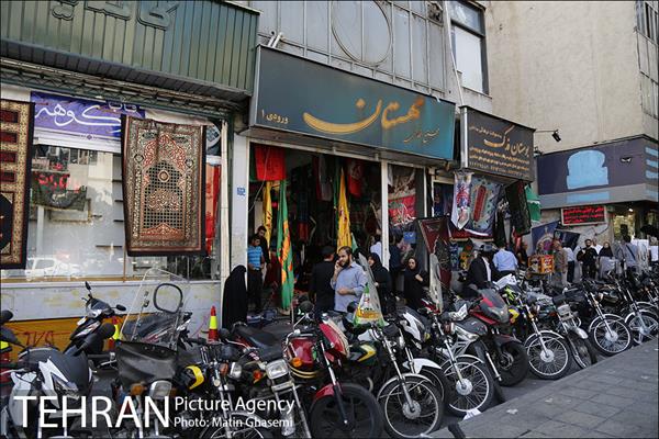 بازار سیاهه فروشی در آستانه ماه محرم پاساژ مهستان 1