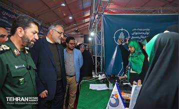 بازدید شهردار تهران از چهارمین رویداد سراسری تولید محتوای دیجیتال بسیج 8