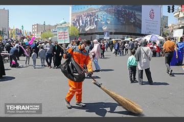 خدمات شهرداری تهران در پایان روز قدس 15