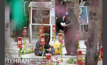 اولین پنجشنبه سال 1400 در بهشت زهرا(س) 10