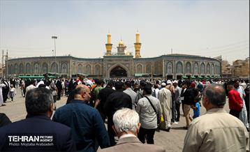 حضور شهردار تهران در کربلای معلی در روز عرفه