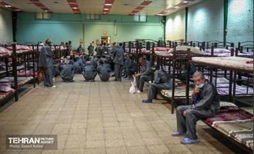 بازدید رئیس سازمان مدیریت بحران شهرداری تهران از گرمخانه خاوران 42