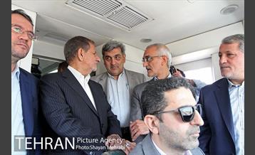 بازدید معاون اول رئیس جمهور به همراه شهردار تهران از مترو تهران 2