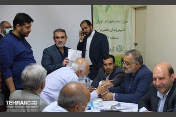 جلسه نظارت ستادی و دیدار مردی شهردار تهران در منطقه 13
