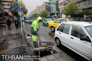 بارش باران پاییزی در تهران- 2